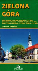 Opakowanie Zielona Góra - plan miasta w.2024
