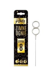 Opakowanie Zimne ognie Cyfra 8