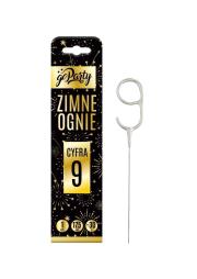 Opakowanie Zimne ognie Cyfra 9