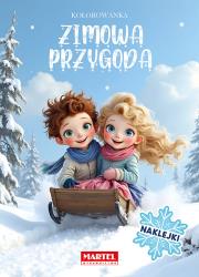 Okładka książki Zimowa przygoda z naklejkami