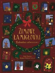 Okładka książki Zimowe łamigłówki. Kalendarz adwentowy