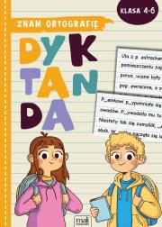 Okładka książki Znam ortografię. Dyktanda klasa 4-6