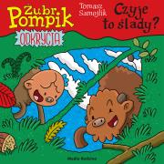 Okładka książki Żubr Pompik. Odkrycia. 15. Czyje to ślady?