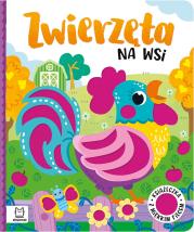 Zwierzęta na wsi. Książeczka z miękkim filcem. Autor: Podgórska Anna. Dadada.pl Okładka książki Zwierzęta na wsi. Książeczka z miękkim filcem
