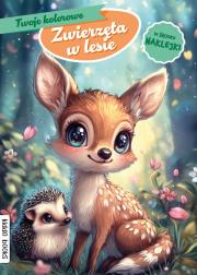 Zwierzęta w lesie. Autor: Opracowanie zbiorowe. Dadada.pl Okładka książki Zwierzęta w lesie