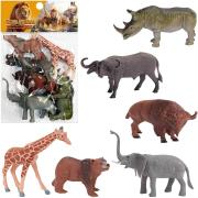Opakowanie Zwierzęta zoo dzikie 6szt