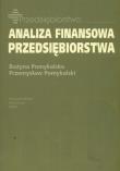 Okładka książki Analiza finansowa przedsiębiorstwa