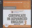 Opakowanie Certificate in advanced English 3 CD