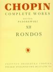 Chopin Complete Works XII Rondos. Autor: Chopin Fryderyk. Dadada.pl Okładka książki Chopin Complete Works XII Rondos