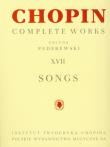 Okładka książki Chopin Complete Works XVII Pieśni