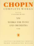 Chopin Complete Works XXI Utwory na fortepian i orkiestrę. Wydawca: Polskie Wydawnictwo Muzyczne. Dadada.pl Opakowanie Chopin Complete Works XXI Utwory na fortepian i orkiestrę