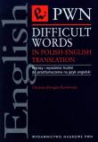 Okładka książki Difficult Words in Polish-English Translation
