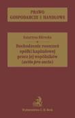 Okładka książki Dochodzenie roszczeń spólki kapitałowej przez jej wspólników