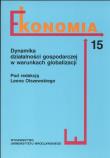 Opakowanie Dynamika działalności gospodarczej w warunkach globalizacji