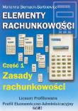 Okładka książki Elementy rachunkowości cz 1 LO REA