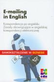 E-mailing in English. Wydawca: BC Edukacja. Dadada.pl Opakowanie E-mailing in English