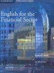 Okładka książki English for the financial sector Student's book