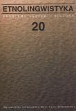 Opakowanie Etnolingwistyka tom 20