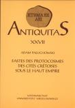 Okładka książki Fastes des protocosmes des cites crtetoises