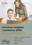 Opakowanie Instrukcje księgowe i podatkowe 2009 z płytą CD