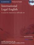 International legal english. Autor: Lindner Krois Amy. Dadada.pl Okładka książki International legal english