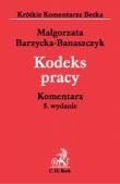 Okładka książki Kodeks Pracy  Komentarz