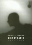 Okładka książki List otwarty 1995-2005