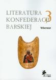 Opakowanie Literatura Konfederacji Barskiej 3 Wiersze