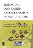 Okładka książki Managing ownership and succession in family firms