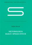 Metodologia badań społecznych. Autor: Nowak Stefan. Dadada.pl Okładka książki Metodologia badań społecznych