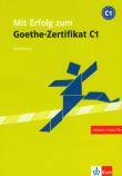 Mit Erfolg zum Goethe-Zertifikat C1 testbuch z płytą. Autor: Hantschel Hans-Jurgen, Krieger Paul. Dadada.pl Okładka książki Mit Erfolg zum Goethe-Zertifikat C1 testbuch z płytą