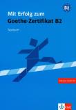 Mit Erfolg zum Goethe-Zertifikat B2. Testbuch z płytą CD. Autor: Bauer-Hutz Barbara, Wagner Renate. Dadada.pl Okładka książki Mit Erfolg zum Goethe-Zertifikat B2. Testbuch z płytą CD