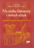 Okładka książki Na styku literatury i innych sztuk