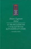 Okładka książki O prawdziwym i fałszywym konserwatyzmie