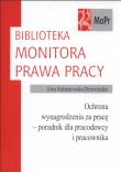 Okładka książki Ochrona wynagrodzenia za pracę - poradnik dla pracodawcy i pracownika