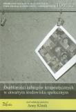 Osobliwości zabiegów terapeutycznych w otwartym środowisku społecznym. Autor: Anna Klinik (red. nauk.). Dadada.pl Okładka książki Osobliwości zabiegów terapeutycznych w otwartym środowisku społecznym