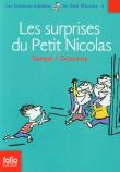 Petit Nicolas Les surprises du Petit Nicolas. Autor: René Goscinny, Jean Jacques Sempe. Dadada.pl Okładka książki Petit Nicolas Les surprises du Petit Nicolas