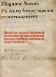 Okładka książki Po starą księgę sięgam ze wzruszeniem