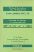 Opakowanie Podatek dochodowy od osób fizycznych Einkommensteuer Podatek dochodowy od osób prawnych Korperschaftsteuer