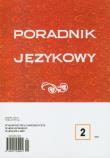 Opakowanie Poradnik językowy 2/2009