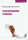 Postępowanie cywilne. Autor: Flaga-Gieruszyńska Kinga. Dadada.pl Okładka książki Postępowanie cywilne