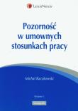Okładka książki Pozorność w umownych stosunkach pracy