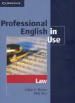 Okładka książki Professional English in Use Law