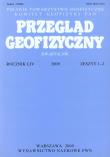 Opakowanie Przegląd Geofizyczny Rocznik LIV 2009 zesz.1-2