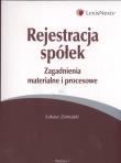 Rejestracja spółek. Autor: Zamojski Łukasz. Dadada.pl Okładka książki Rejestracja spółek