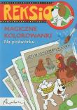 Reksio. Magiczne kolorowanki - Na podwórku. Autor: Barska Ewa, Głogowski Marek, Sójka Anna. Dadada.pl Okładka książki Reksio. Magiczne kolorowanki - Na podwórku