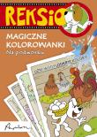 Reksio. Magiczne kolorowanki - Zabawy na łące. Autor:   Praca zbiorowa. Dadada.pl Okładka książki Reksio. Magiczne kolorowanki - Zabawy na łące