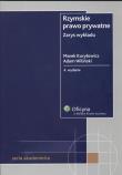Rzymskie prawo prywatne Zarys wykładu. Autor: Kuryłowicz Marek, Wiliński Adam. Dadada.pl Okładka książki Rzymskie prawo prywatne Zarys wykładu