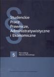 Opakowanie Studenckie prace prawnicze Administratywistyczne i Ekonomiczne 5