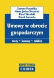 Umowy w obrocie gospodarczym. Autor: Pszczółka Szymon, Skrodzka Marta, Zaręba Marek. Dadada.pl Okładka książki Umowy w obrocie gospodarczym